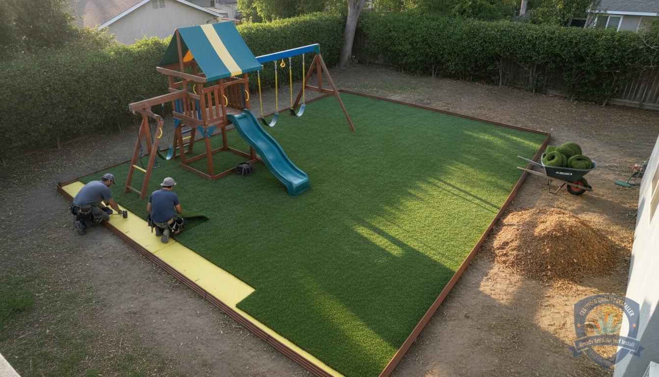 Artificial Turf for Playgrounds