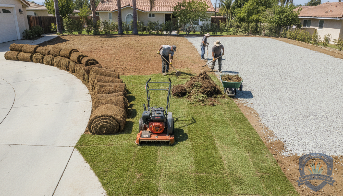 Turf Removal and Natural Lawn Replacement